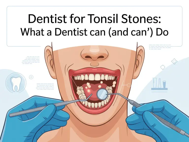 Dentist for Tonsil Stones: What a Dentist Can (and Can’t) Do dentist for tonsil stones what a dentist can (and can’t) do