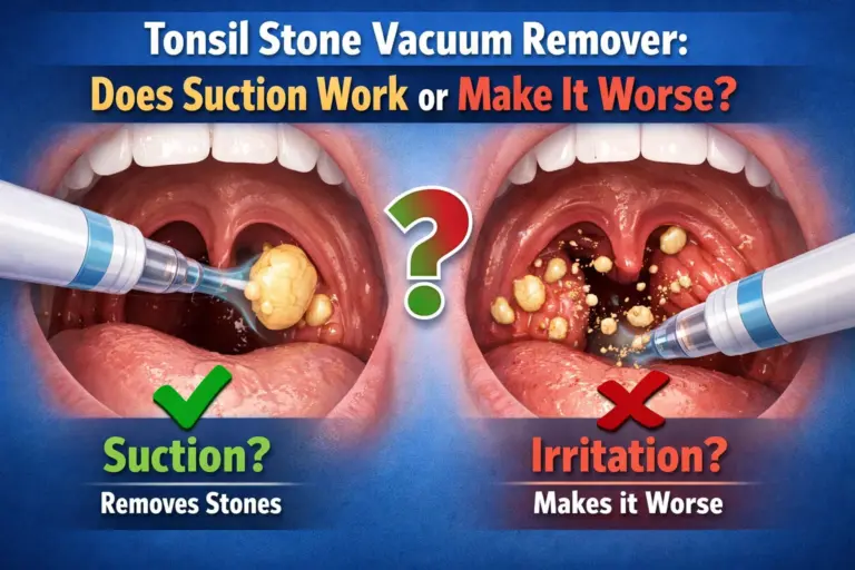 Tonsil Stone Vacuum Remover: Does Suction Work or Make It Worse? tonsil stone vacuum remover does suction work or make it worse