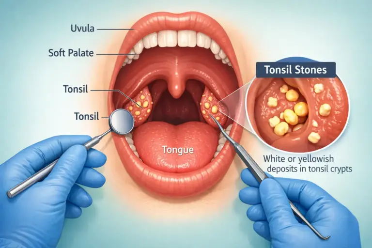 What Causes Tonsil Stones? what causes tonsil stones