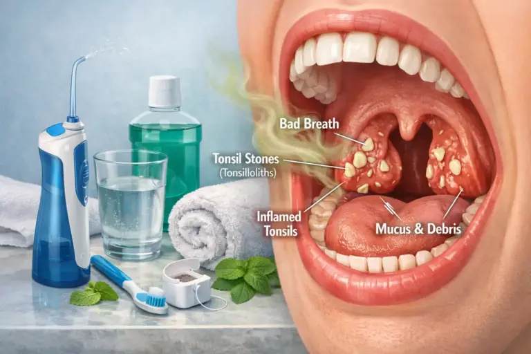 dealing with tonsil stones despite good oral hygiene