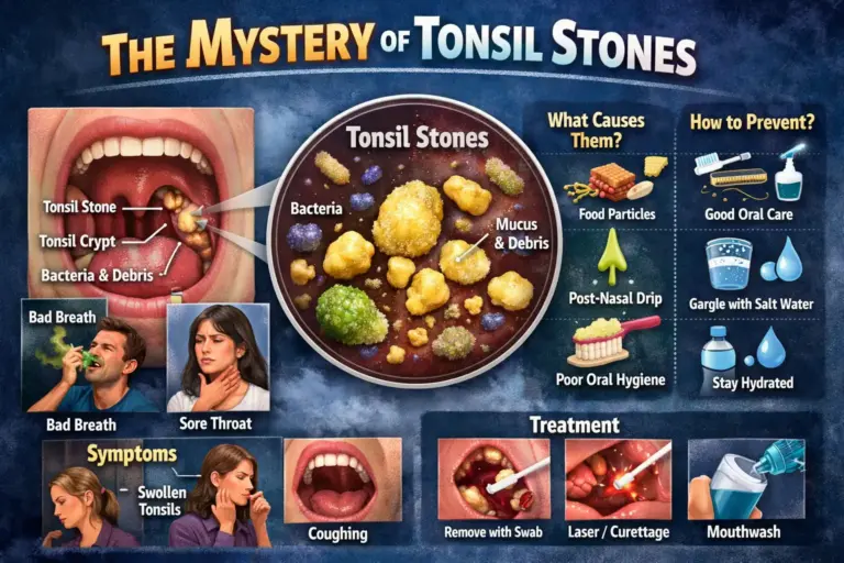 the mystery of tonsil stones [biology]
